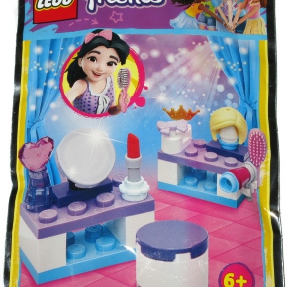 Genuine LEGO Foil bag Dressing Room Friends mini set Rare Denmark New - Picture 2 of 2